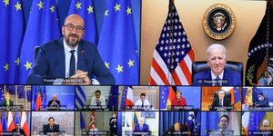 Σύνοδος Κορυφής: «Ιστορική» τηλεδιάσκεψη Μπάιντεν με τους 27