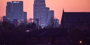 Ηλιοβασίλεμα στην πρωτεύουσα της Βρετανίας, το Λονδίνο