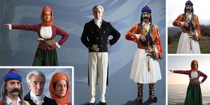 Ο Θεόδωρος Κολοκοτρώνης και η Λασκαρίνα Μπουμπουλίνα στο μουσείο κέρινων ομοιωμάτων