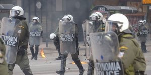 ΜΑΤ σε επεισόδια στη Θεσσαλονίκη
