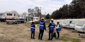 Κλιμάκιο του υπουργείου υποδομών στις πληγείσες από τον σεισμό περιοχές στην Θεσσαλία