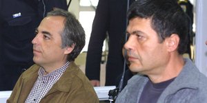Δημήτρης Κουφοντίνας και Χριστόδουλος Ξηρός στη δίκη της 17Ν 