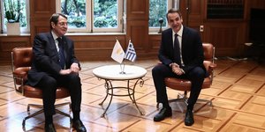 Κυριάκος Μητσοτάκης και Νίκος Αναστασιάδης