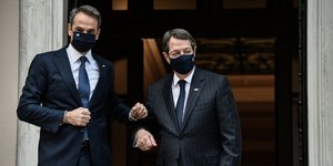 Κυριάκος Μητσοτάκης και Νίκος Αναστασιάδης 