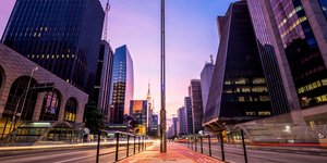 Λεωφόρος στο Σάο Πάολο της Βραζιλίας