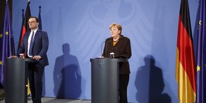 Μέρκελ και Σπαν σε συνέντευξη Τύπου