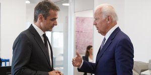 Ο Κυριάκος Μητσοτάκης και ο Τζο Μπάιντεν είχαν συναντηθεί στην Αθήνα το 2017