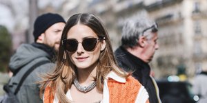 Η Ολίβια Παλέρμο με ζακέτα