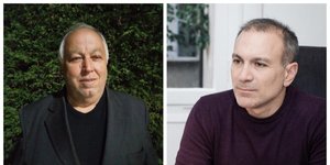 Ο Στέργιος Λεωνάκης και ο Κωνσταντίνος Φίλης
