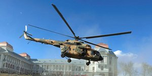 Στρατιωτικό ελικόπτερο λίγο μετά την απογείωση