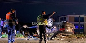 Στο νοσοκομείο 24χρονος από το σοβαρό τροχαίο στη Μουδανιών