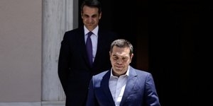 Αλέξης Τσίπρας και Κυριάκος Μητσοτάκης/Φωτογραφία: Konstantinos Tsakalidis-SOOC
