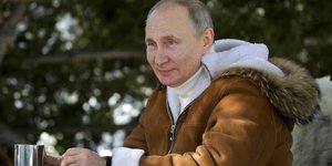 Ο Βλαντιμίρ Πούτιν σε πικνίκ