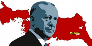 Ο Ρετζέπ Ταγίπ Ερντογάν και ο χάρτης της Τουρκίας