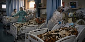 Ασθενείς με Covid-19 σε ΜΕΘ νοσοκομείου στη Βραζιλία