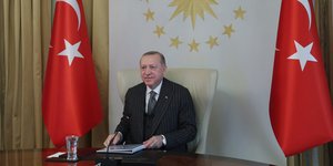 O πρόεδρος της Τουρκίας, Ρετζέπ Ταγίπ Ερντογάν