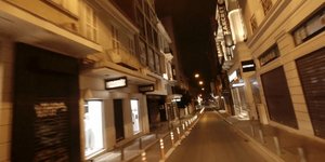Αδεια Αθήνα τις νύχτες του lockdown