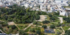 Αεροφωτογραφία Ακαδημία Πλάτωνος