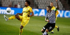 Φάση από τον αγώνα Αρης-ΠΑΟΚ