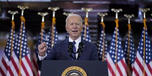 Ο Τζο Μπάιντεν σε ομιλία στο Πίτσμπουργκ