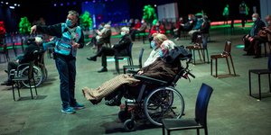 Εμβολιαστικό κέντρο στο Βέλγιο