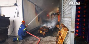 Φωτιά σε εργοστάσιο στο Παναρίτι Αργολίδας