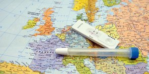 rapid test και χάρτης της Ευρώπης