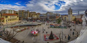 H πλατεία της Κοζάνης