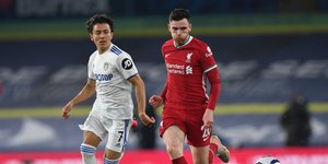 Φάση από τον αγώνα Λιντς-Λίβερπουλ