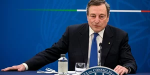 Ο Μάριο Ντράγκι σε συνέντευξη Τύπου