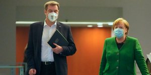 Ο Μάρκους Σόντερ και η Ανγκελα Μέρκελ