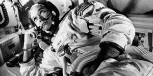 Ο Μάικλ Κόλινς στο Apollo 11