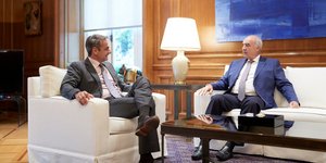 Συνάντηση Μητσοτάκη-Μεϊμαράκη