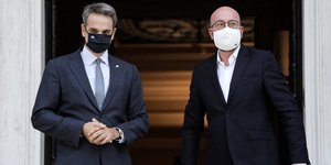 Μητσοτάκης, Σαρλ Μισέλ