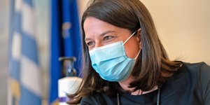 Η υπουργός Παιδείας Νίκη Κεραμέως