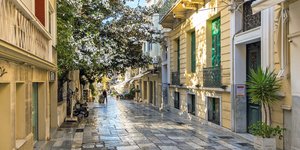 πεζόδρομος στο κέντρο της Αθήνας