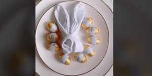 Το κόλπο για να μετατρέψετε μία πετσέτα σε πασχαλινό κουνελάκι