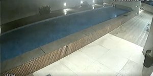 Η πισίνα πολυκατοικίας στη Βραζιλία που κατέρρευσε