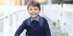 Ο πρίγκιπας Λούις στο ποδήλατο ισορροπίας του