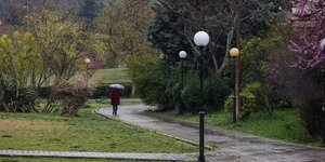 Βροχερή ημέρα στην Αθήνα 