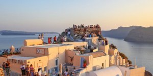 Σαντορίνη τουρίστες