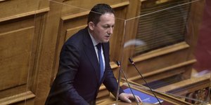 Ο Αναπληρωτής Υπουργός Εσωτερικών, Στέλιος Πέτσας