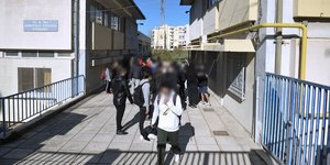 Μαθητές σε σχολείο στον Εύοσμο