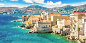 Σύρος, παραλία, αρχοντικά