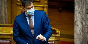 θεοχαρης μπλε σακακι