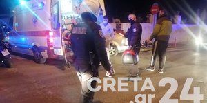 Κρήτη: Σοβαρό τροχαίο με δύο τραυματίες