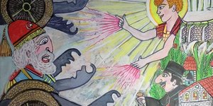 καραγκιοζης ζωγραφικη 