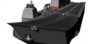 Γράφημα απονήωσης drone Τ-Β3 από το υπό ναυπήγηση τουρκικό αεροπλανοφόρο Anadolu