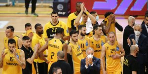 Οι μπασκετμπολίστες της ΑΕΚ