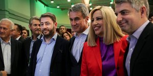 Νίκος Ανδρουλάκης, Ανδρέας Λοβέρδος, Φώφη Γεννηματά